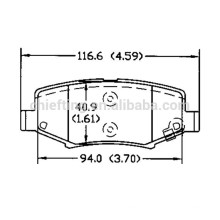 Ferodo Brakes D1274 68003776AA para DODGE JEEP rotores de freno ranurados traseros